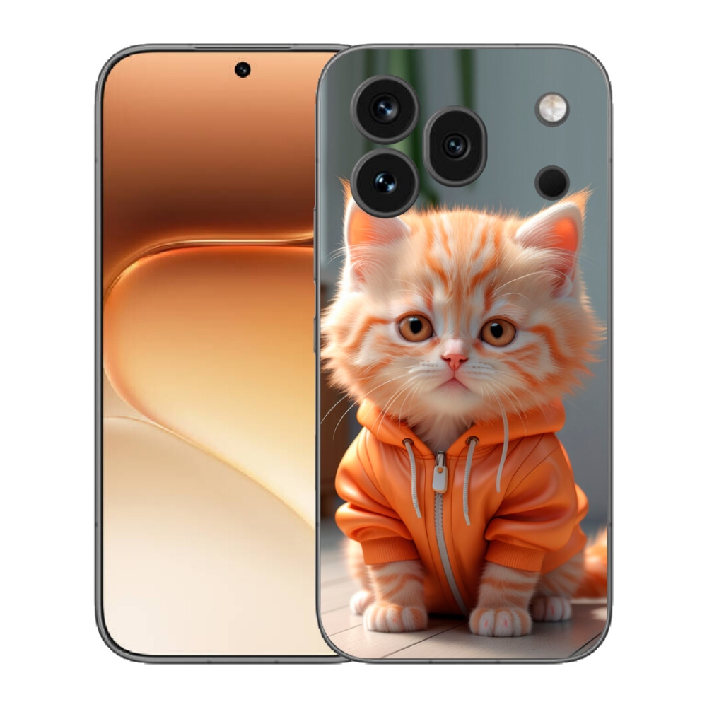 Gélový kryt mmCase na Honor 600 Pro - mačiatko v mikine