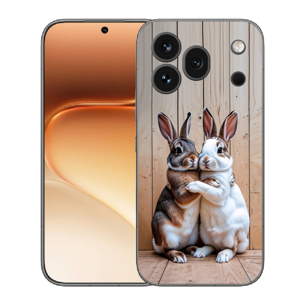 Gélový kryt mmCase na Honor 600 Pro - králičie pár