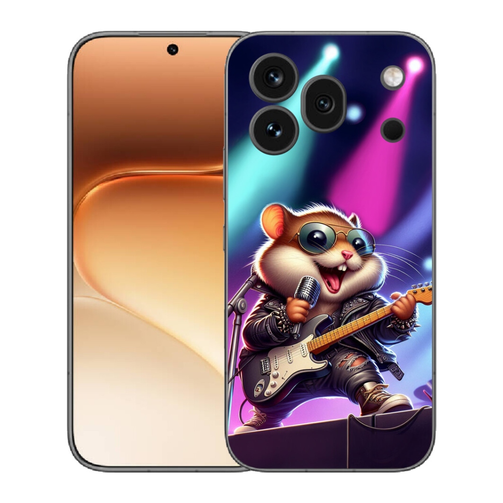 Gélový kryt mmCase na Honor 600 Pro - škrečok rocker