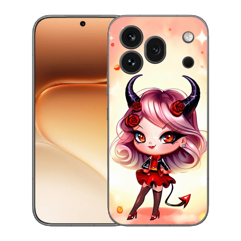 Gélový kryt mmCase na Honor 600 Pro - kreslená čertica