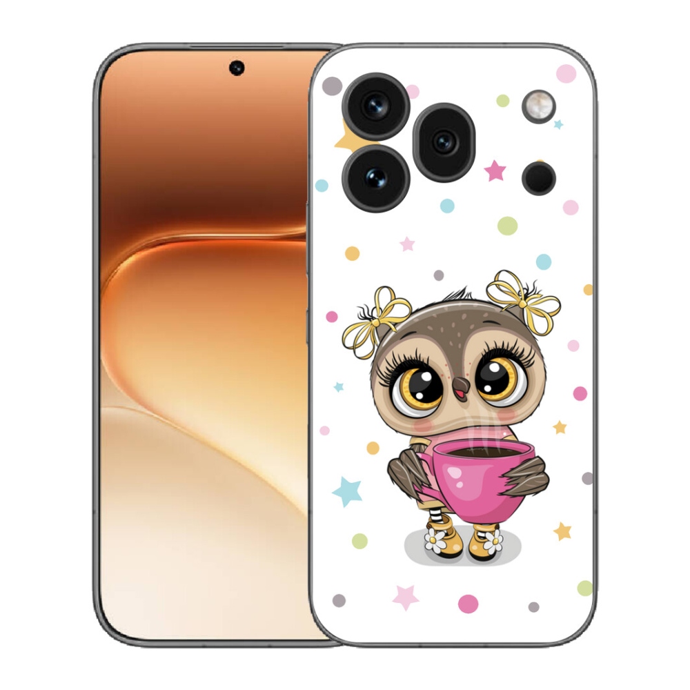 Gélový kryt mmCase na Honor 600 Pro - kreslená sovička
