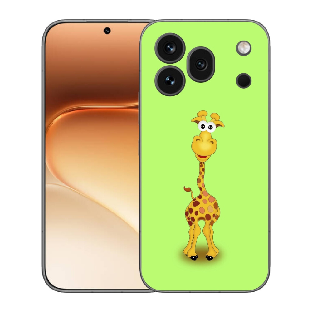 Gélový kryt mmCase na Honor 600 Pro - kreslená žirafa
