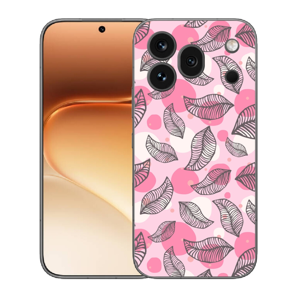 Gélový kryt mmCase na Honor 600 Pro - kreslené padajúce listy
