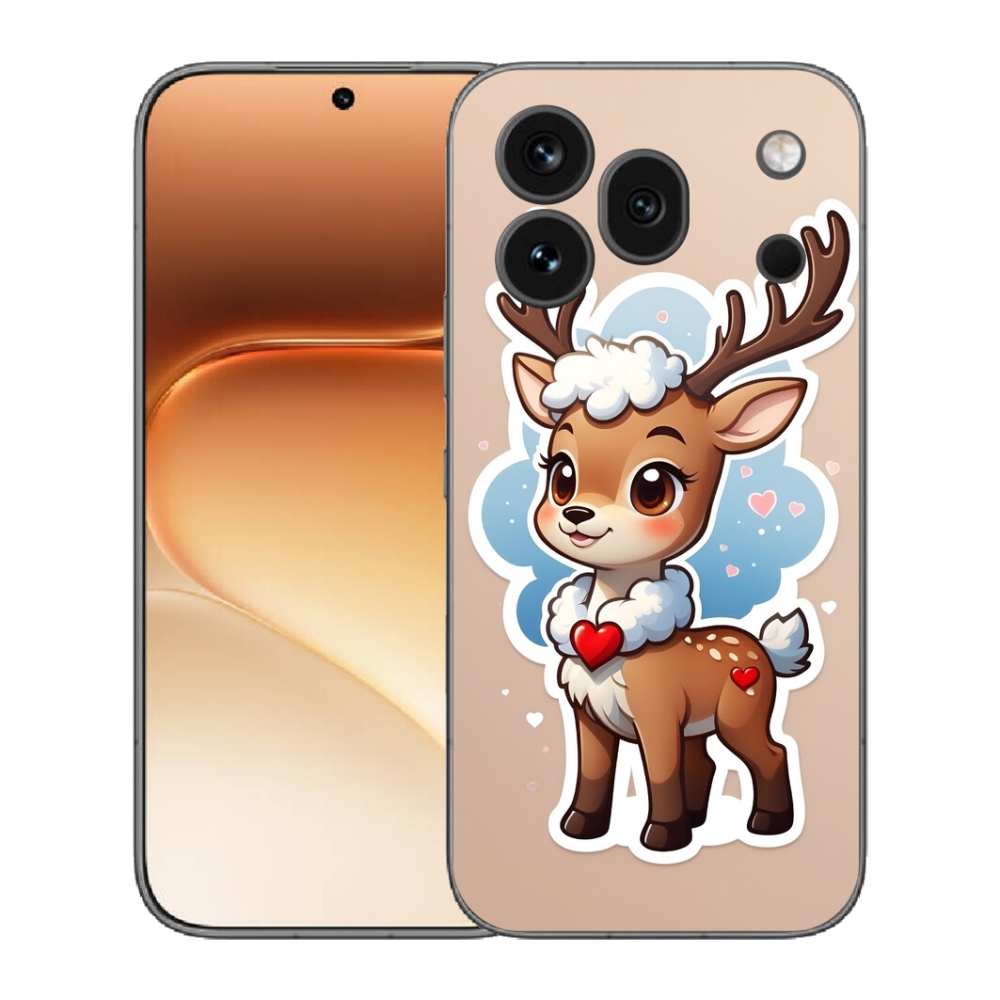 Gélový kryt mmCase na Honor 600 Pro - kreslený sob