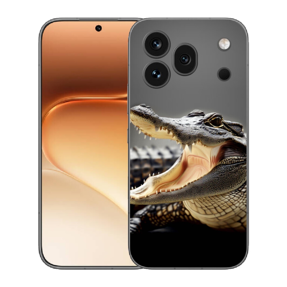 Gélový kryt mmCase na Honor 600 Pro - krokodíl