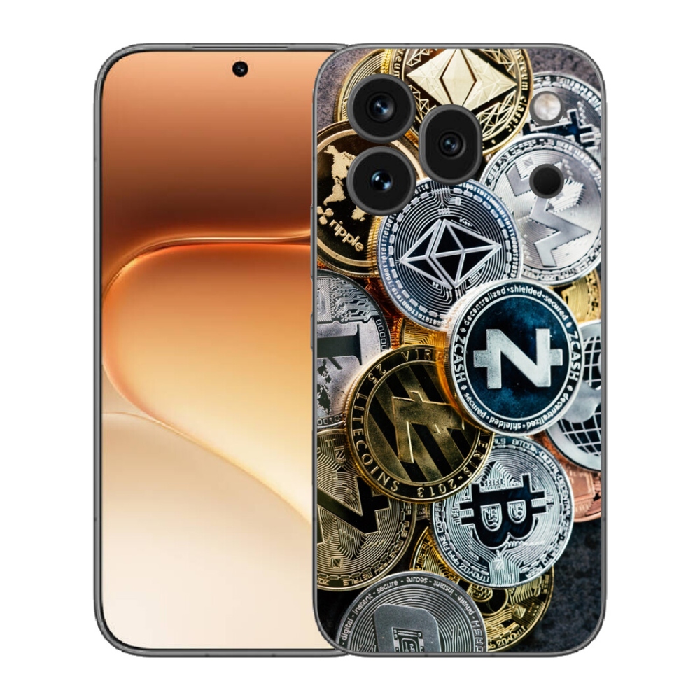 Gélový kryt mmCase na Honor 600 Pro - kryptomeny