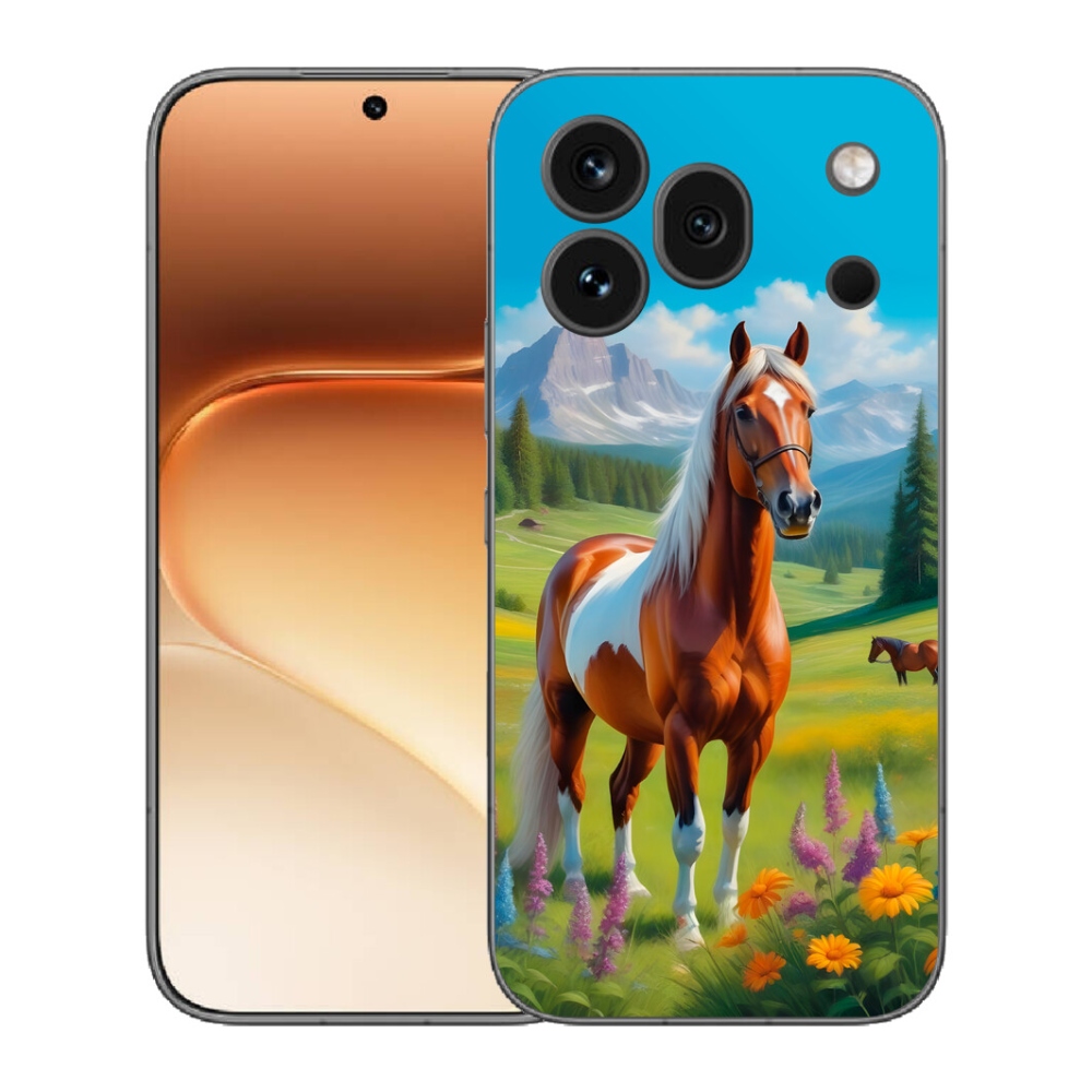 Gélový kryt mmCase na Honor 600 Pro - kôň na lúke