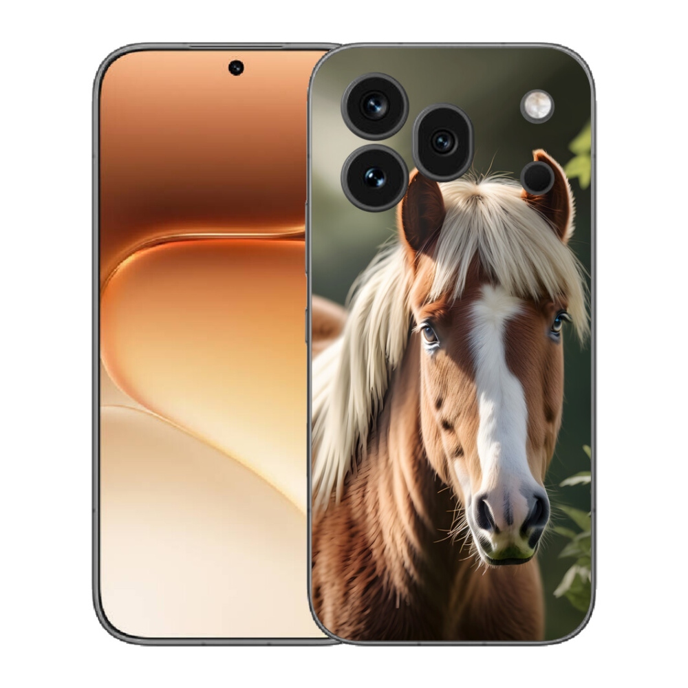 Gélový kryt mmCase na Honor 600 Pro - kôň so svetlou hrivou