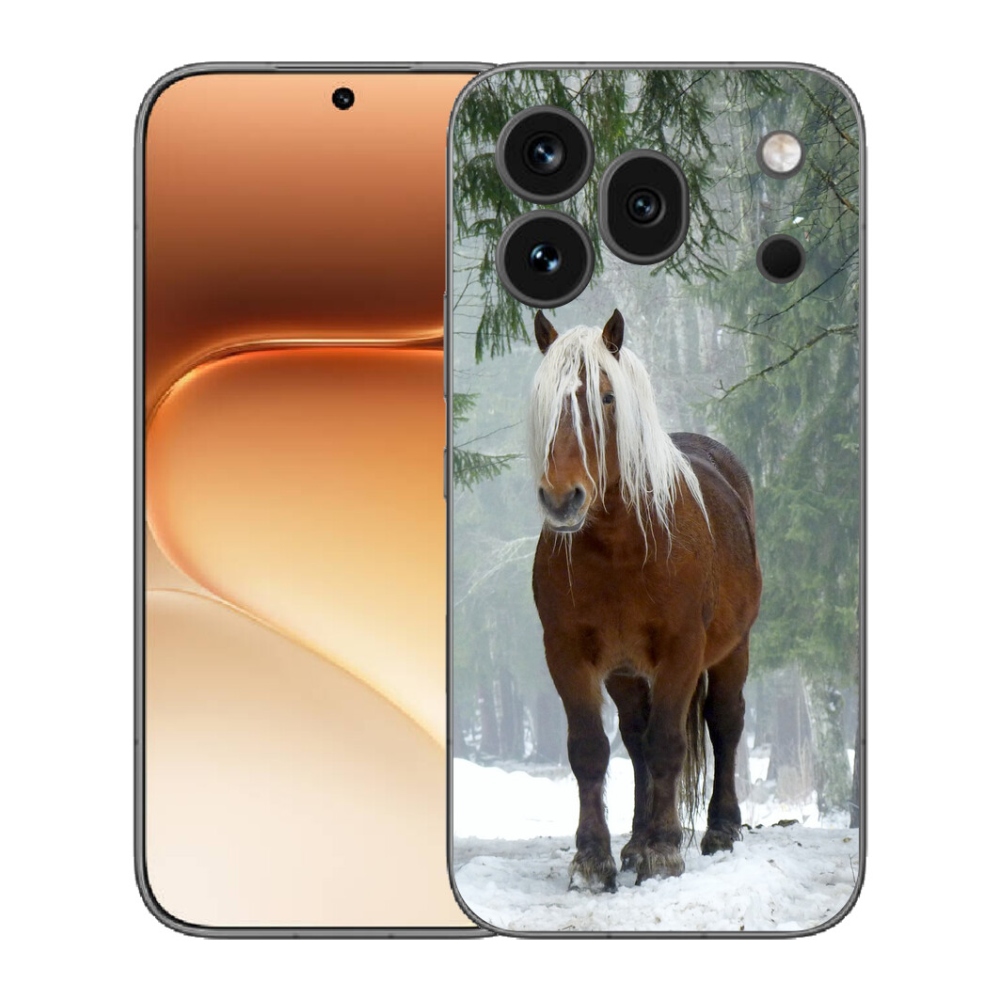 Gélový kryt mmCase na Honor 600 Pro - kôň v lese
