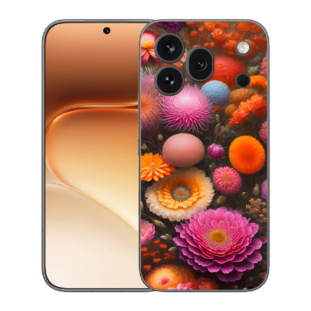 Gélový kryt mmCase na Honor 600 Pro - kvetinová kompozícia