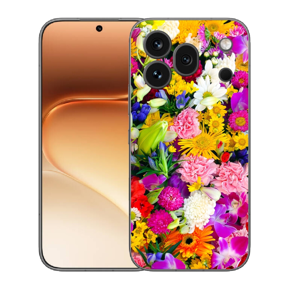 Gélový kryt mmCase na Honor 600 Pro - kvety 12