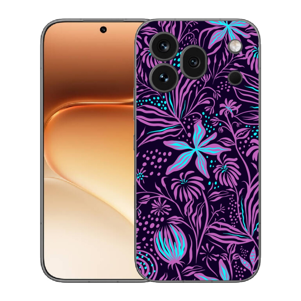 Gélový kryt mmCase na Honor 600 Pro - kvety 2