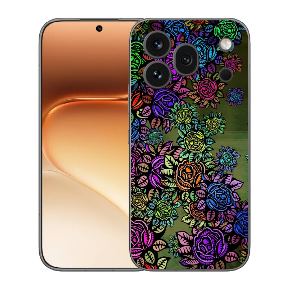 Gélový kryt mmCase na Honor 600 Pro - kvety 6
