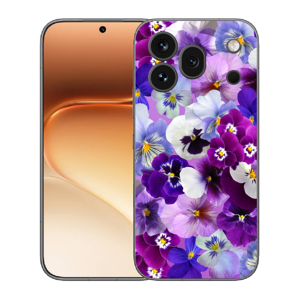 Gélový kryt mmCase na Honor 600 Pro - kvety 9