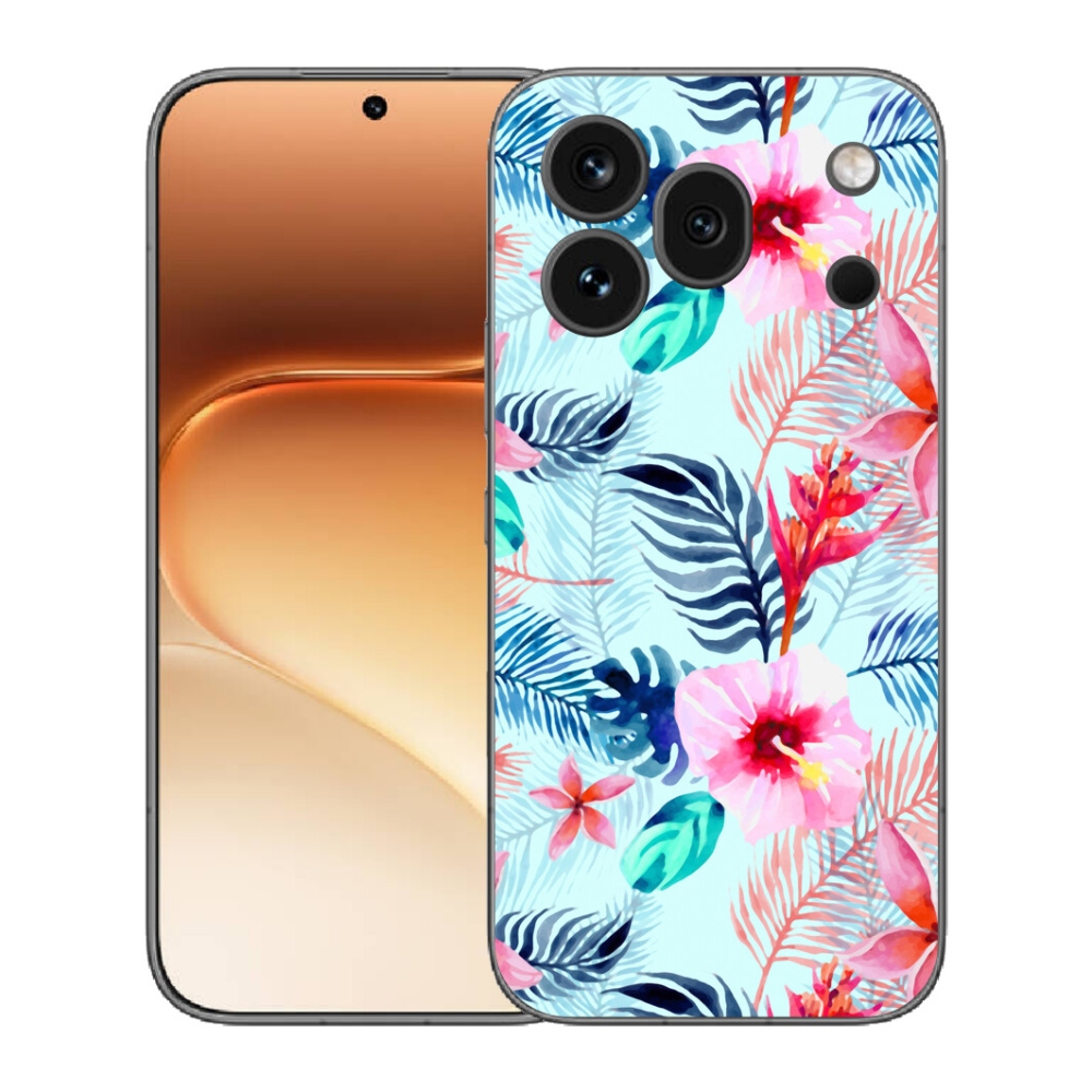 Gélový kryt mmCase na Honor 600 Pro - kvety
