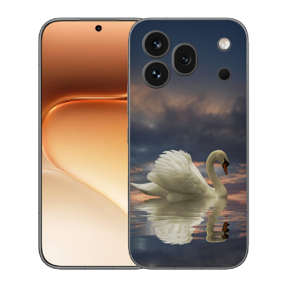 Gélový kryt mmCase na Honor 600 Pro - labuť