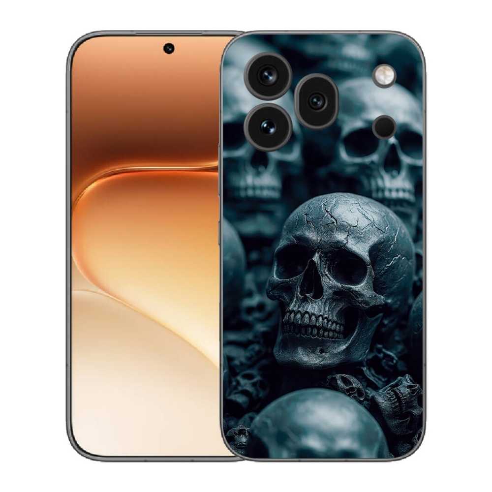 Gélový kryt mmCase na Honor 600 Pro - lebka 2