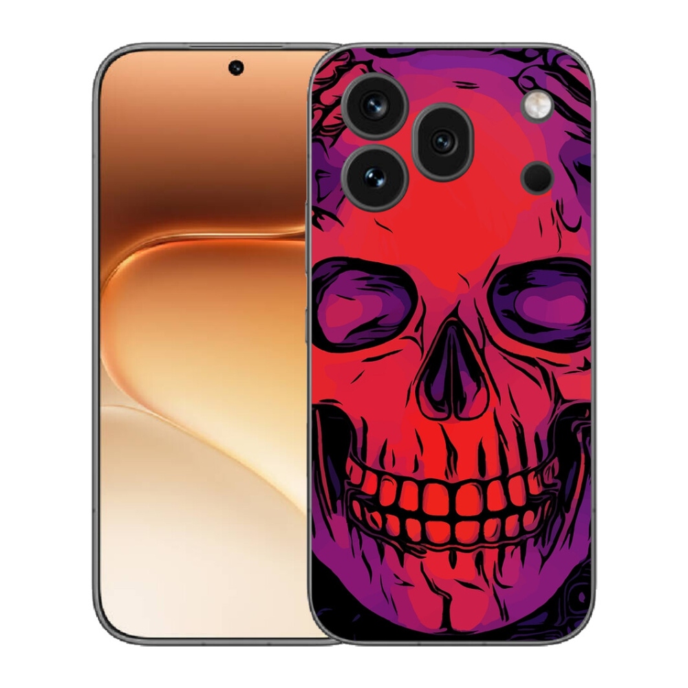 Gélový kryt mmCase na Honor 600 Pro - lebka