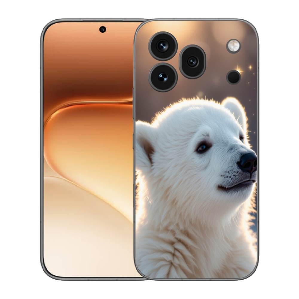 Gélový kryt mmCase na Honor 600 Pro - ľadový medveď
