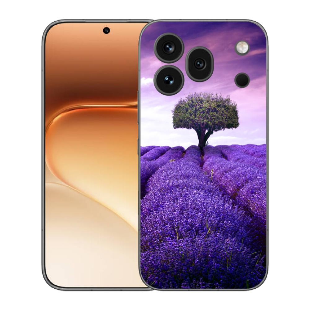 Gélový kryt mmCase na Honor 600 Pro - levanduľová lúka