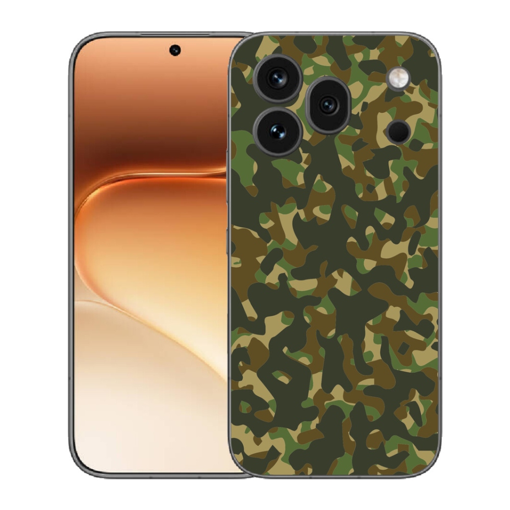 Gélový kryt mmCase na Honor 600 Pro - maskáčový vzor 1