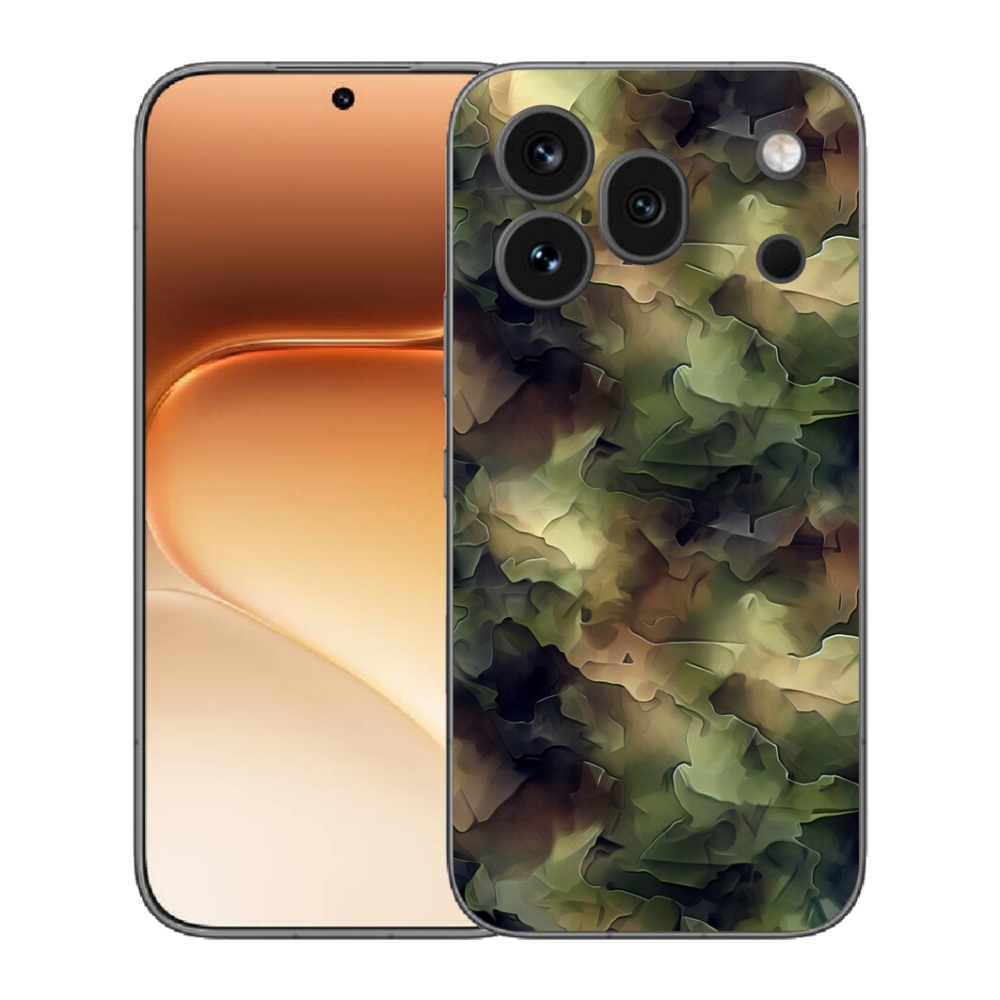 Gélový kryt mmCase na Honor 600 Pro - maskáčový vzor 10