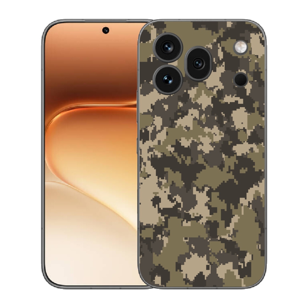 Gélový kryt mmCase na Honor 600 Pro - maskáčový vzor 12