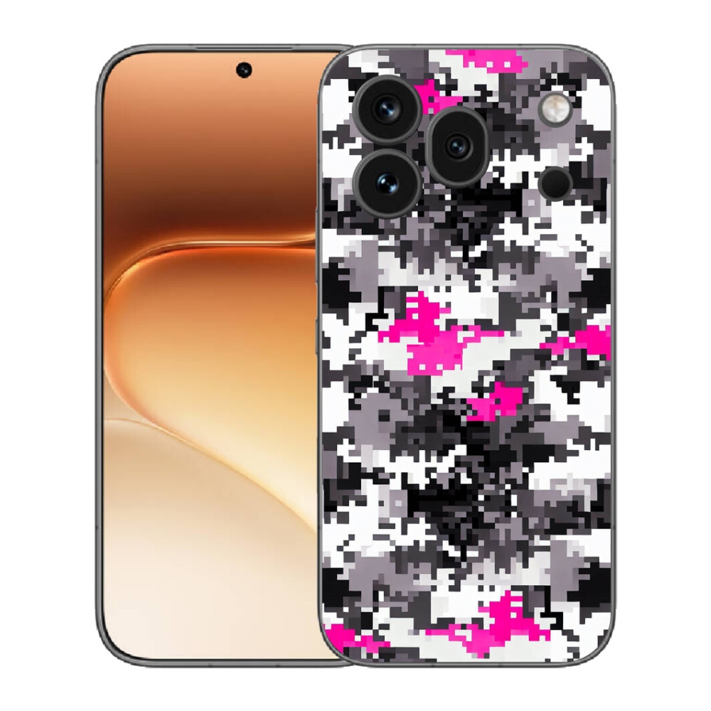 Gélový kryt mmCase na Honor 600 Pro - maskáčový vzor 4