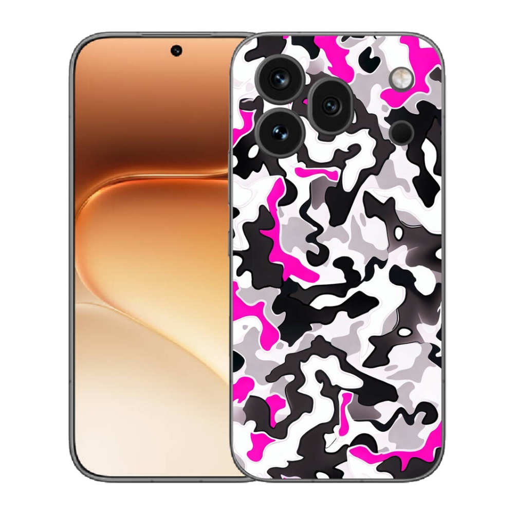 Gélový kryt mmCase na Honor 600 Pro - maskáčový vzor 5