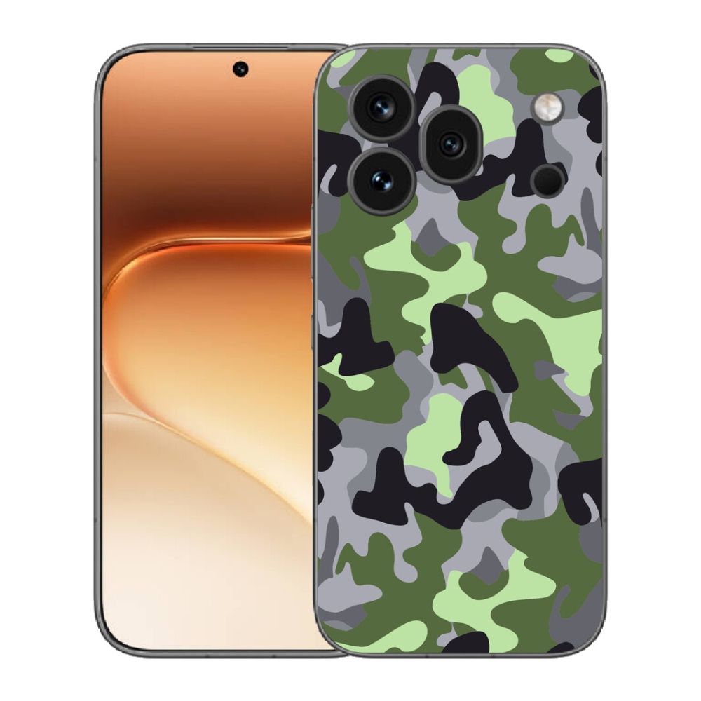 Gélový kryt mmCase na Honor 600 Pro - maskáčový vzor 7