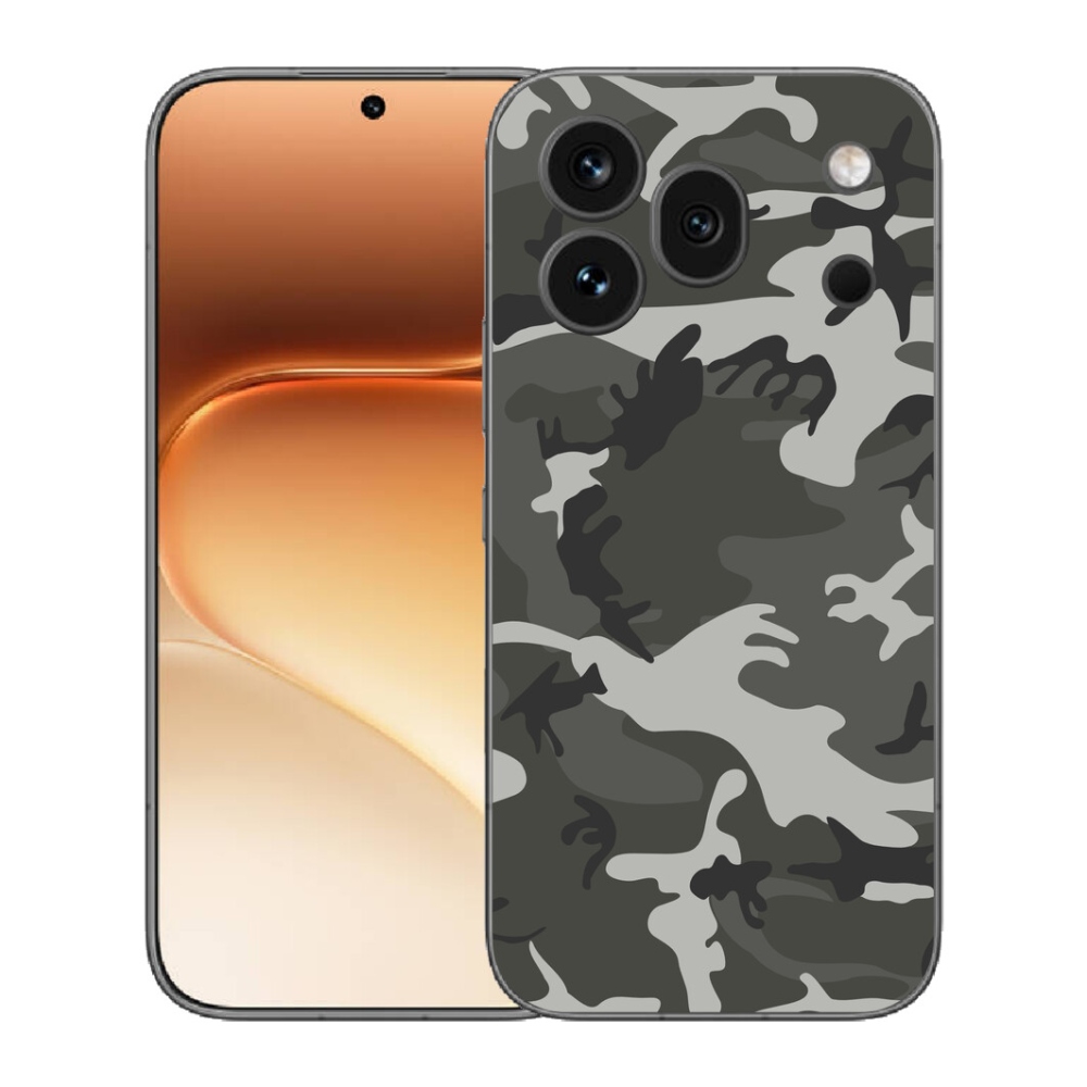 Gélový kryt mmCase na Honor 600 Pro - maskáčový vzor