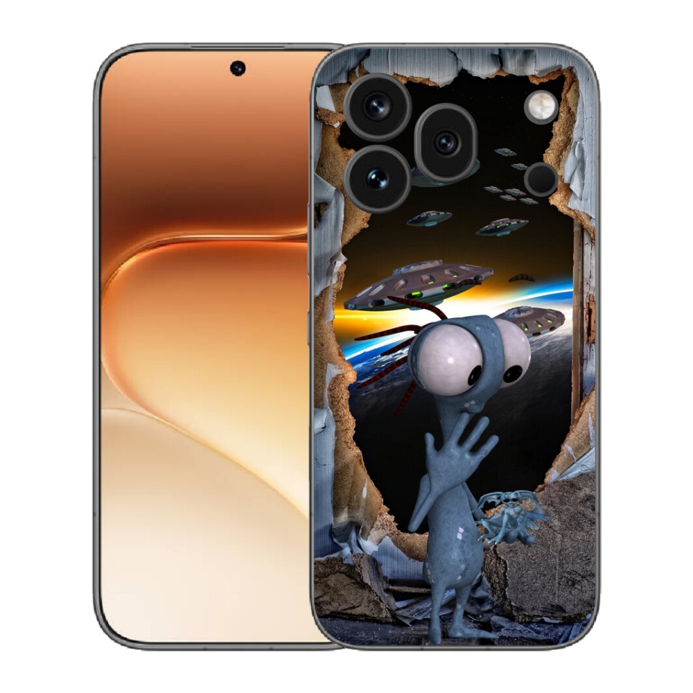Gélový kryt mmCase na Honor 600 Pro - mimozemšťan