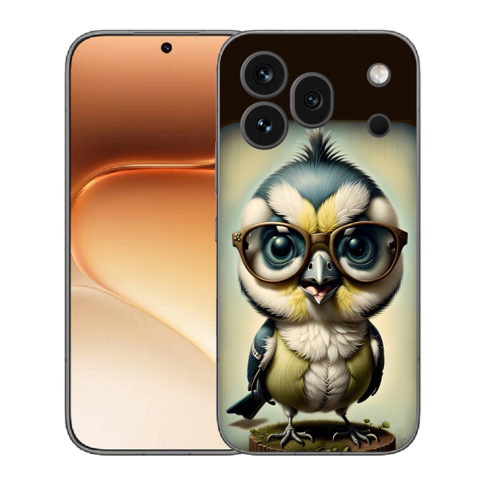 Gélový kryt mmCase na Honor 600 Pro - mláďa s okuliarmi
