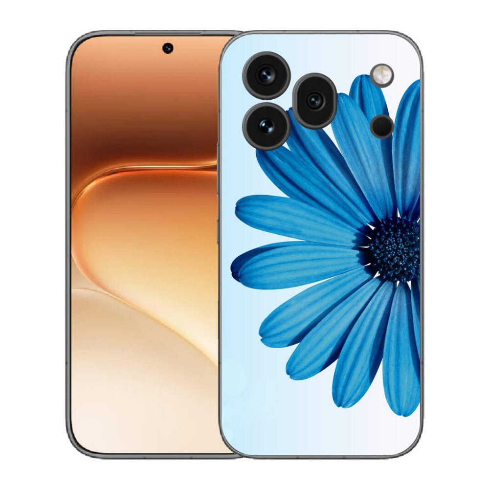 Gélový kryt mmCase na Honor 600 Pro - modrá margaréta