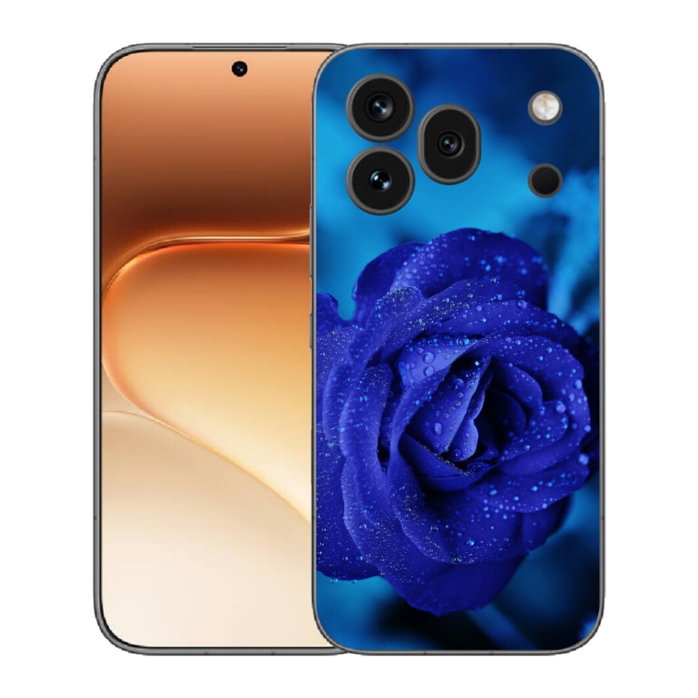 Gélový kryt mmCase na Honor 600 Pro - modrá ruža