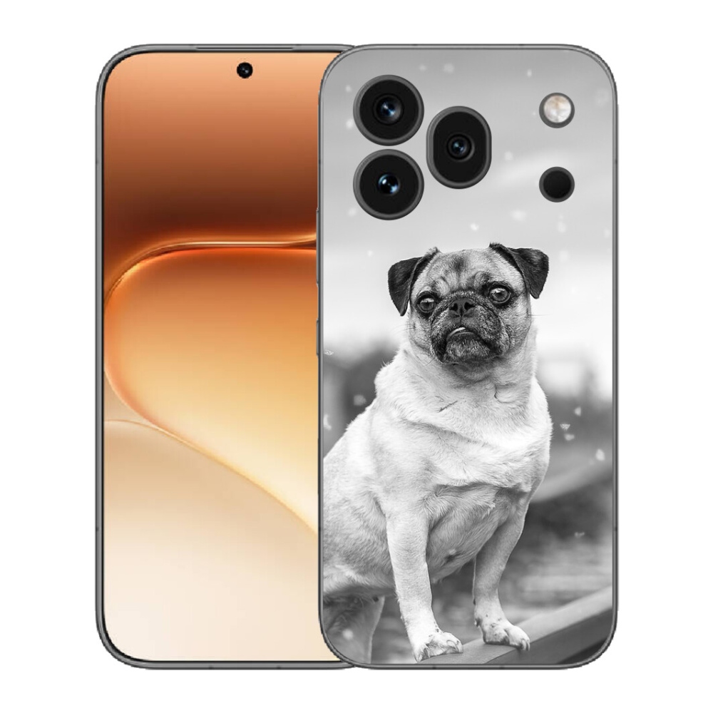 Gélový kryt mmCase na Honor 600 Pro - mops