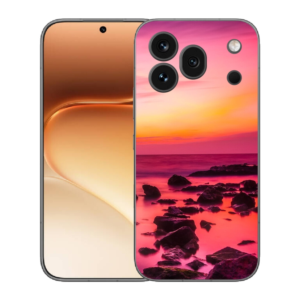 Gélový kryt mmCase na Honor 600 Pro - more a žiara