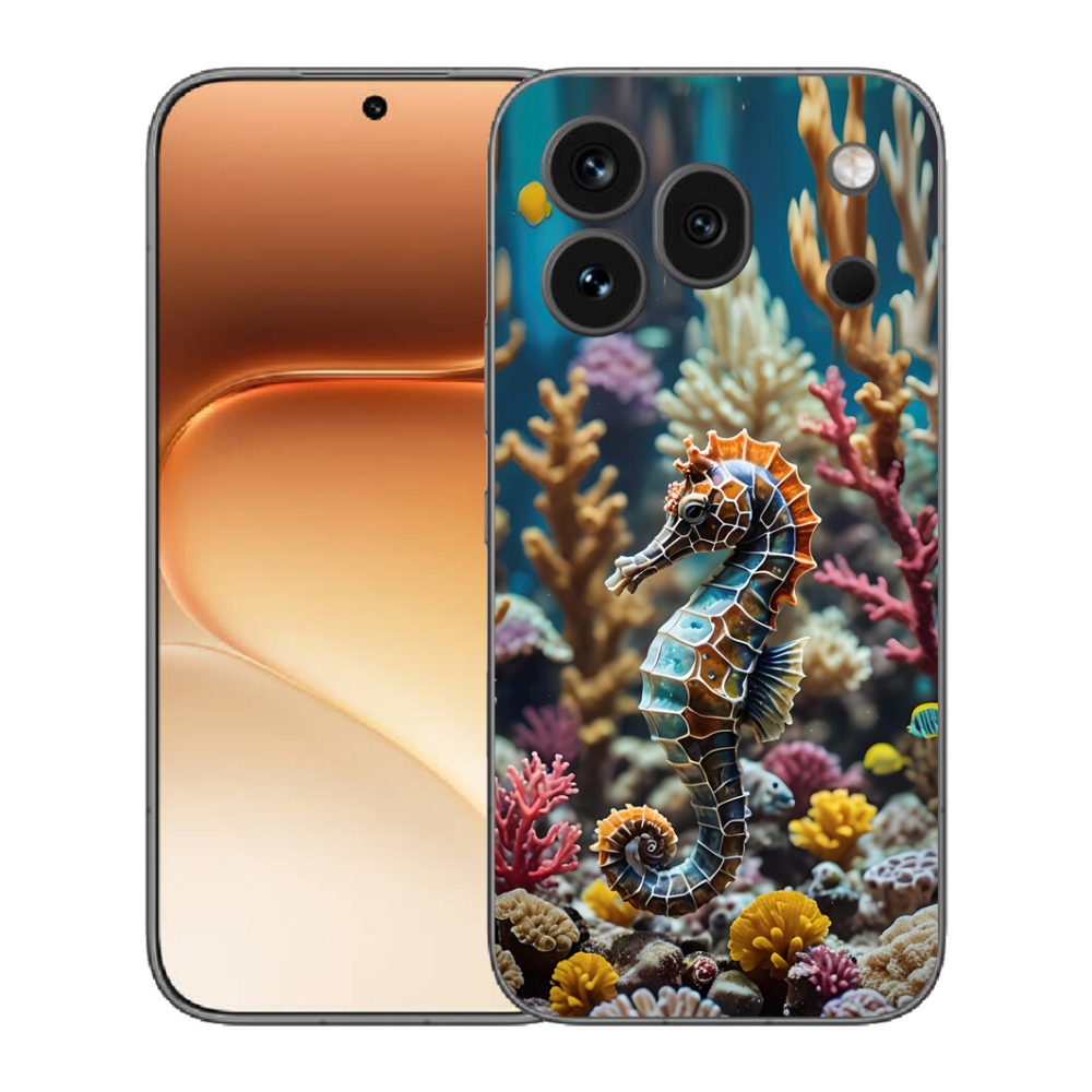 Gélový kryt mmCase na Honor 600 Pro - morský koník 2