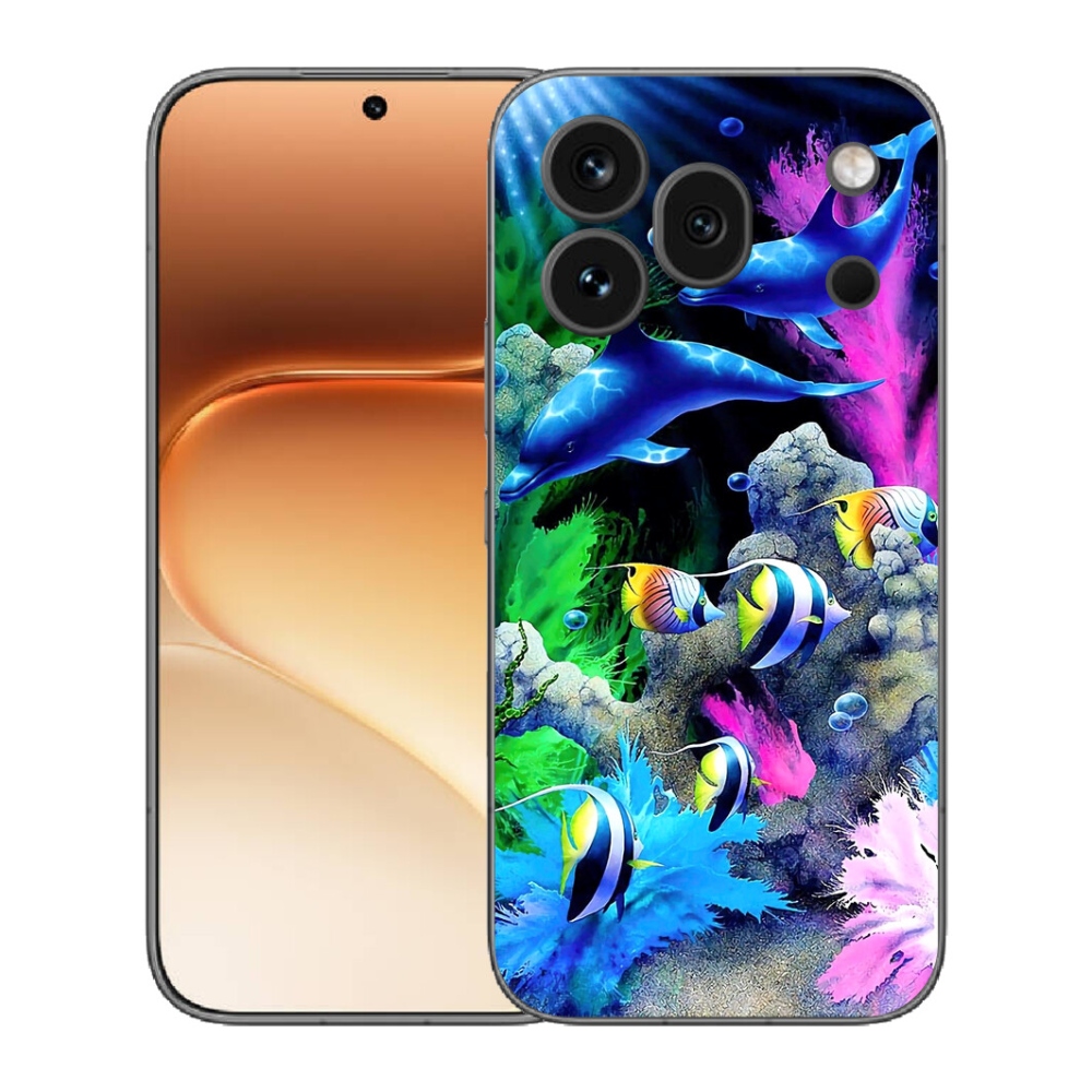 Gélový kryt mmCase na Honor 600 Pro - morský svet