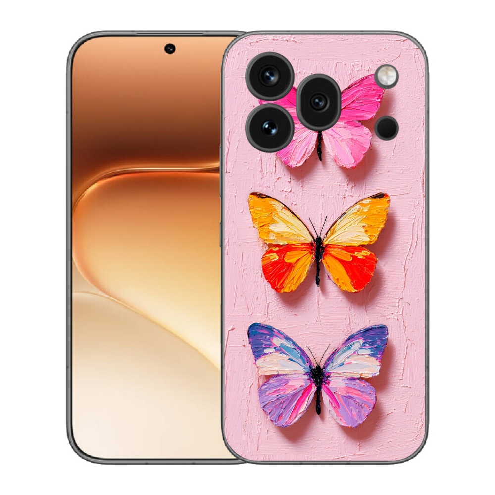 Gélový kryt mmCase na Honor 600 Pro - motýlia trojica