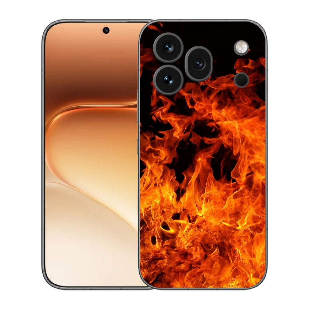 Gélový kryt mmCase na Honor 600 Pro - muzikant a oheň