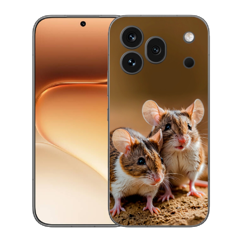 Gélový kryt mmCase na Honor 600 Pro - myší duo