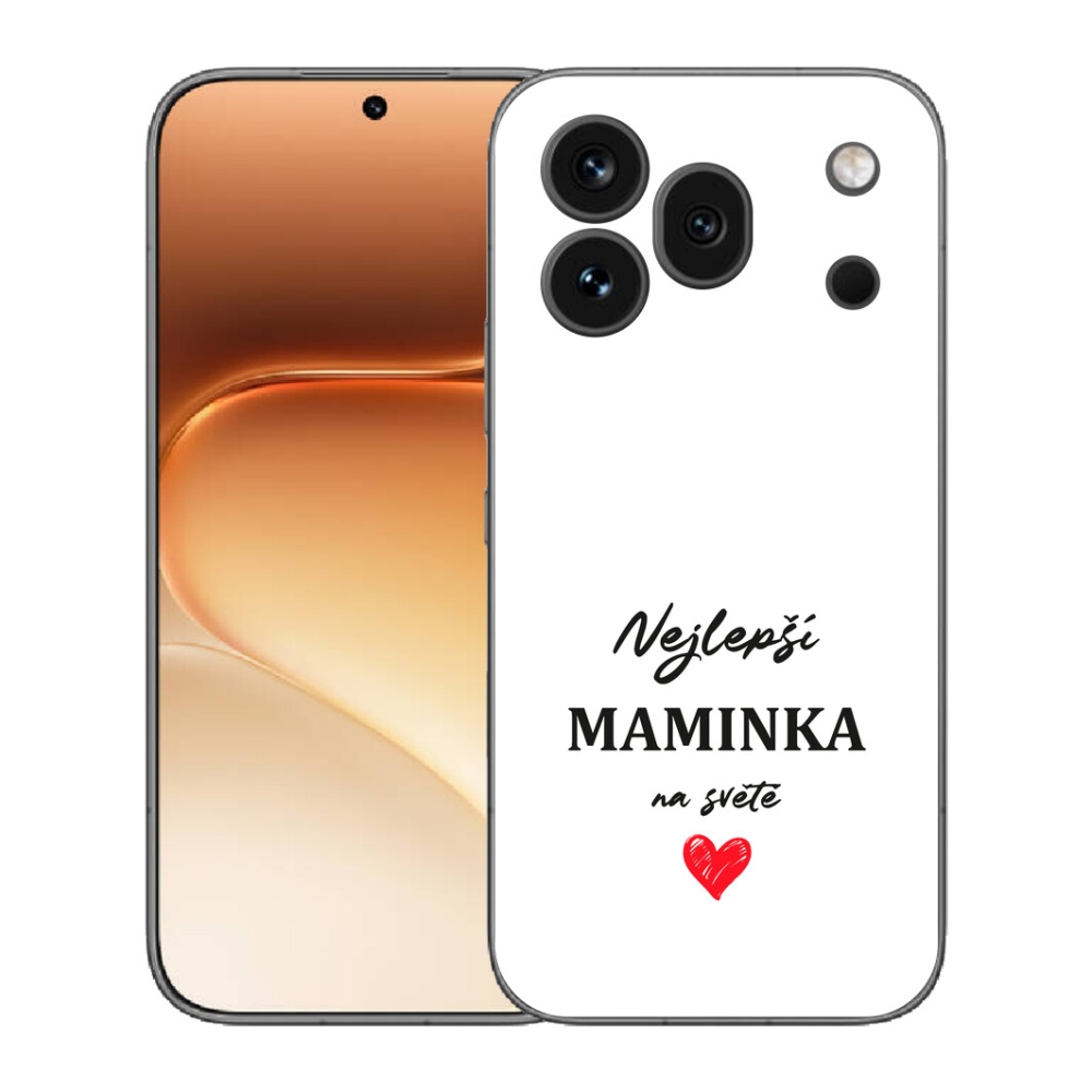Gélový kryt mmCase na Honor 600 Pro - najlepšia mamička 1 biele pozadie