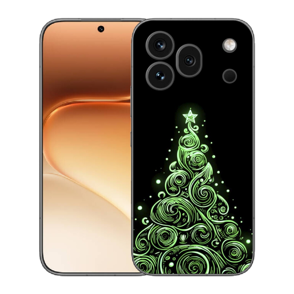 Gélový kryt mmCase na Honor 600 Pro - neónový vianočný stromček 3