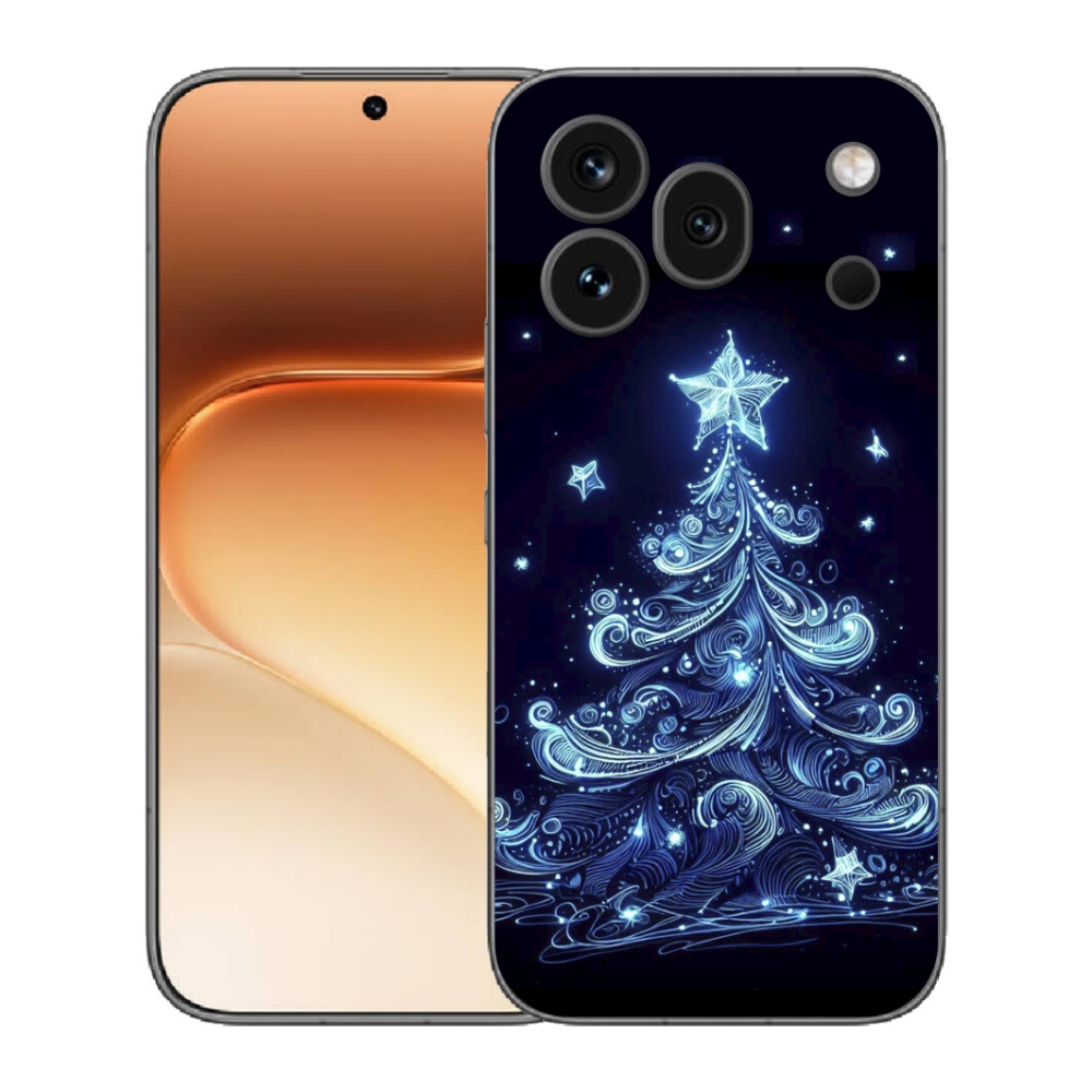 Gélový kryt mmCase na Honor 600 Pro - neónový vianočný stromček 4