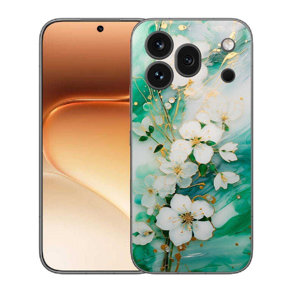 Gélový kryt mmCase na Honor 600 Pro - nežné kvety