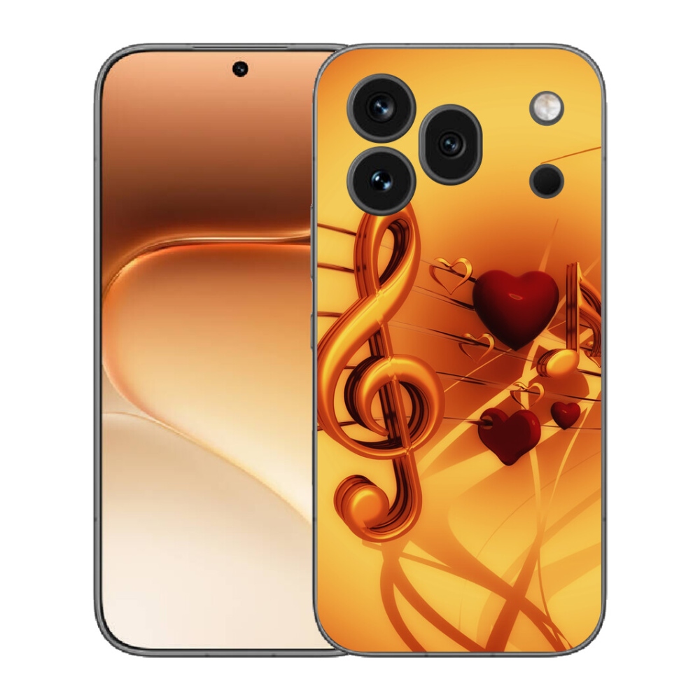 Gélový kryt mmCase na Honor 600 Pro - noty