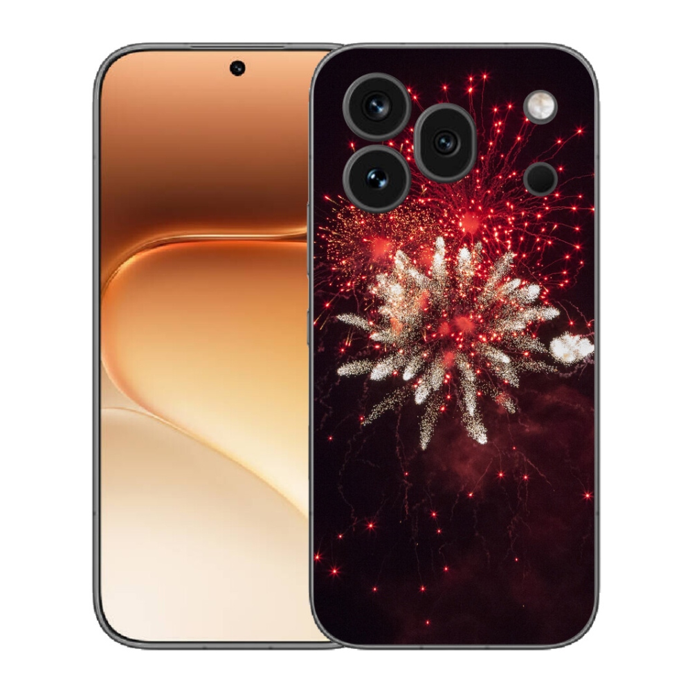 Gélový kryt mmCase na Honor 600 Pro - ohňostroj
