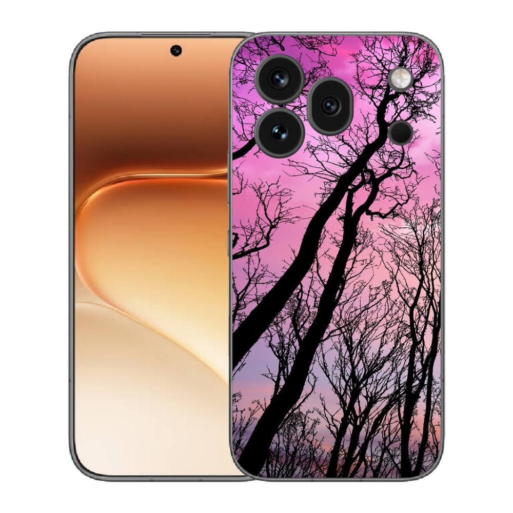 Gélový kryt mmCase na Honor 600 Pro - opadané stromy