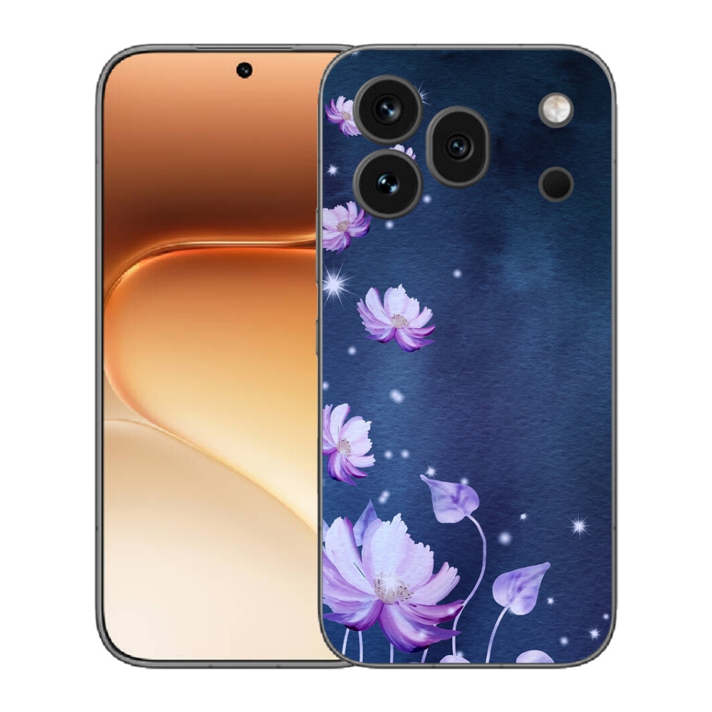 Gélový kryt mmCase na Honor 600 Pro - padajúce kvety